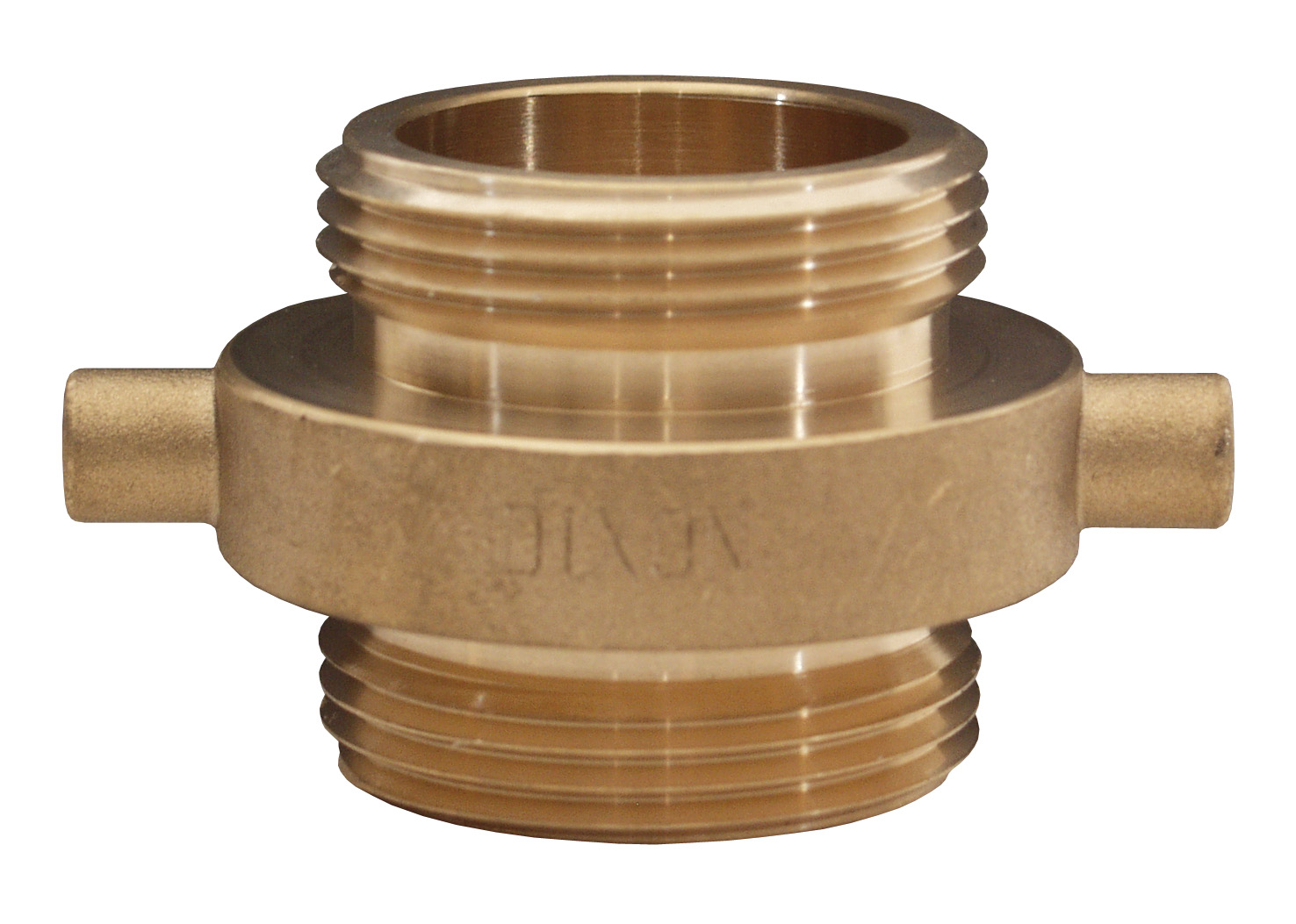 DOUBLE MALE PIN LUG BRASS